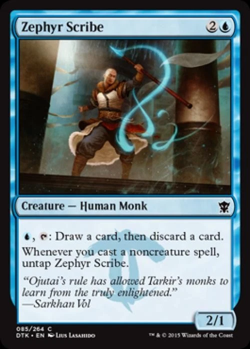 Zephyr Scribe - LP Dragons of Tarkir - Image 1