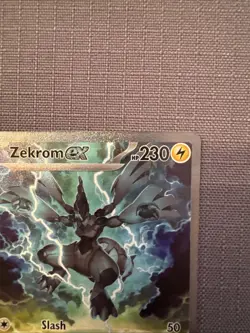 Pokemon Black Bolt Zekrom EX TCG Special Illustration Rare Card 166/086 NM - Image 3