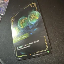 League of Legends OGN Gear Card Lot x Seal of Focus 081/298 RIFTBOUND ORIGNS - Image 3