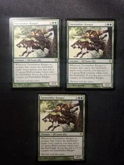 3x Turntimber Ranger Green Zendikar NM Mtg Magic The Gathering Rare 3 X3 - Image 1