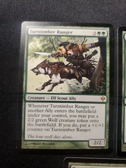 3x Turntimber Ranger Green Zendikar NM Mtg Magic The Gathering Rare 3 X3 - Image 2