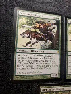 3x Turntimber Ranger Green Zendikar NM Mtg Magic The Gathering Rare 3 X3 - Image 3