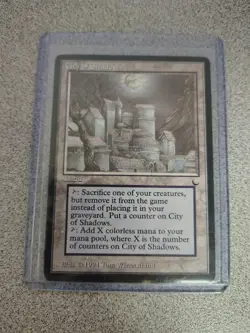 vintage magic the gathering city of shadows the dark rare lp - Image 1
