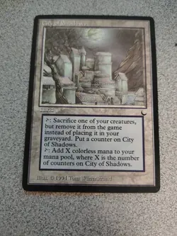 vintage magic the gathering city of shadows the dark rare lp - Image 3