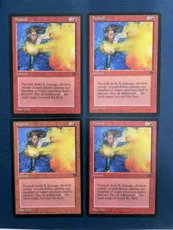 MTG 4X PROMO ARENA DCI FIREBALL NM MAGIC THE GATHERING RARE 1996 JOCK - Image 3