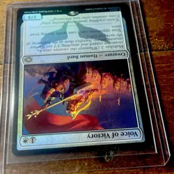 Magic the Gathering - TDM - Rare - Voice of Victory FOIL - Mint - Image 2