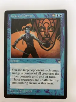 MTG NM Reins of Power Stronghold Free Shipping In The US With Tracking - Image 1