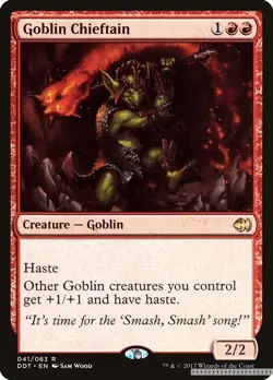 Goblin Chieftain [DDT - 41] - MP [Normal] TCG MTG - Image 1
