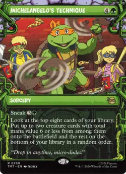 Magic: The Gathering Teenage Mutant Ninja Turtles Michelangelo’s Technique #239 - Image 1