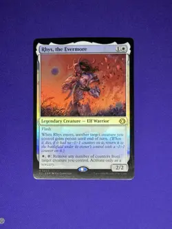 Rhys, the Evermore Lorwyn Eclipsed Foil Promo Stamp - Image 1