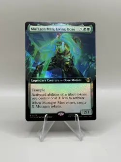Mutagen Man, Living Ooze (Extended Art Foil) Rare MTG Ninja Turtles - Image 1