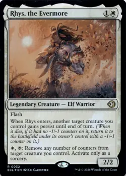 Rhys, the Evermore FOIL Lorwyn Eclipsed Magic MTG NM - Image 1