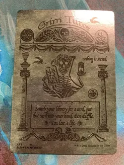Grim Tutor Full Art Silver Etched Foil - SLD 365 - Near Mint - EN MTG Magic - Image 2