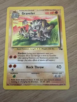 Pokemon Fossil complete your set (1-62) - Image 3