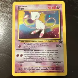 Pokemon TCG Mew Black Star Promo #9 Holo WOTC 2000 Vintage LP Free Shipping - Image 1