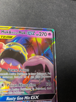 Muk & Alolan Muk GX 61/214 Pokemon TCG Ultra Rare TAG TEAM Holo HP270 - Image 5