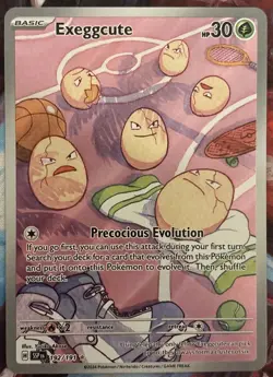 🔥 Pokemon Card TCG - Exeggcute 192/191 Illustration Rare Surging Sparks NM+ 🔥 - Image 1