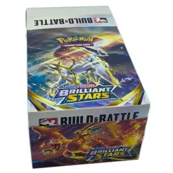 Pokemon Brilliant Stars Build & Battle Display Sealed Case 10 boxes,40 boosters - Image 1