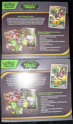 Lot of 2 Pokemon TCG Perfect Order Elite Trainer Boxes ETB New Sealed In Hand - Image 2