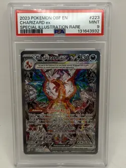 2023 Charizard EX Pokemon Obsidian Flame 223/197 Special Illustration Rare - Image 1