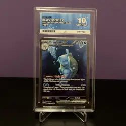 Pokemon TCG Blastoise ex 200/165 - 151 SIR - ACE 10 Gem Mint - Image 1