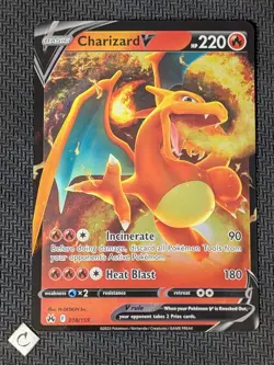 Charizard V 018/159 - Crown Zenith Ultra Rare Pokemon TCG NM - Image 1