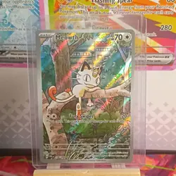 Pokemon Meowth 106/094 – Phantasmal Flames – English IR (Illustration Rare) NM - Image 1