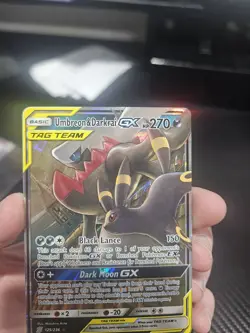 Umbreon & Darkrai GX 125/236 Holo Rare GX Unified Minds Pokemon Near Mint ~ - Image 3