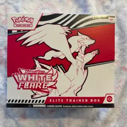 Pokemon TCG Scarlet & Violet White Flare Elite Trainer Box Factory Sealed ETB - Image 1