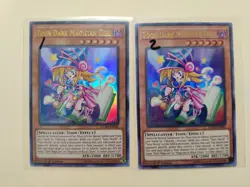 2x Yugioh! Toon Dark Magician Girl DUPO-EN041 Ultra Rare 1st Ed NM - Image 1