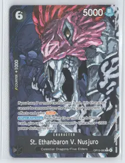 St. Ethanbaron V. Nusjuro (Alt Art) OP13-080 One Piece Carrying On His Will - Image 1