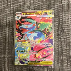Pokemon Mega Evolution Mega Venusaur EX 177/132 Special Illustration Rare SIR NM - Image 1