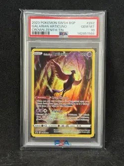 PSA 10 / Crown Zenith Promo / Galarian Articuno SWSH282 - Pokemon TCG - Image 1