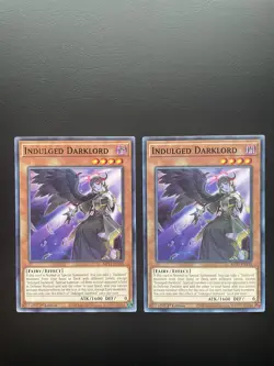 Yugioh Indulged Darklord MP21-EN118 1st Edition Common NM/LP X2 - Image 1