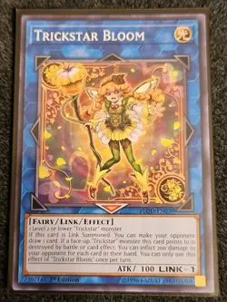 Trickstar Bloom - FLOD-EN039 - Common - 1st Edition NM YuGiOh! Flames of - Image 1