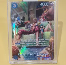 One Piece Donquixote Doflamingo (SP Alt Art) OP01-073 R 500 Years in the Future - Image 1