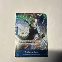 Namco Trafalgar Law ST17-002 Premium Booster Alt Art Super Rare Foil 5000 4 One… - Image 1