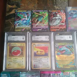 Pokemon CGC Graded Lot of Slabs Cards and packs huge lot - Image 2