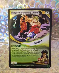 2003 Score CCG - TCG, Broly's Overwhelming Attacks, 2 Star Foil DBZ Card - Image 1