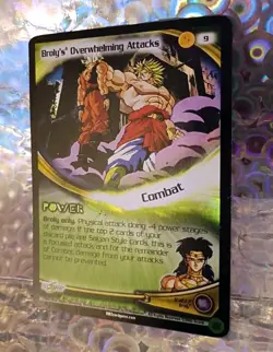 2003 Score CCG - TCG, Broly's Overwhelming Attacks, 2 Star Foil DBZ Card - Image 2