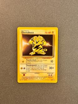 ⚡ Electabuzz #20/102 – Base Set – Near Mint NM – Vintage WOTC Era Pokemon Card - Image 1
