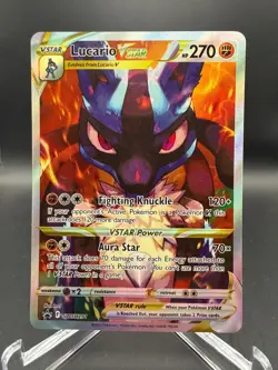 Lucario VSTAR SWSH291 SWSH: Sword & Shield Promo Cards Holo - Image 1