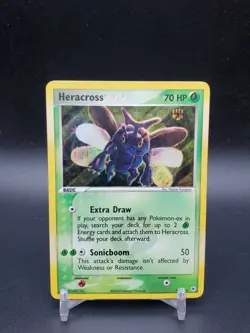 Heracross 7/101 Hidden Legends Reverse Holo Rare LP Pokemon Card - Image 1