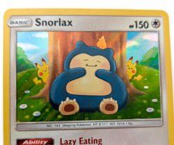 Pokemon TCG 2019 Cards Holo Rare Snorlax 158/214 Sun & Moon Unbroken Bonds - Image 5