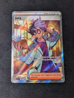Jacq - 236/198 - Pokemon Scarlet Violet Base Full Art Ultra Rare Card NM - Image 1
