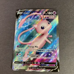 Mew V Fusion Strike Full Art 250/264 and Ultra Rare Pokemon 4 Card Lot NM - Image 4