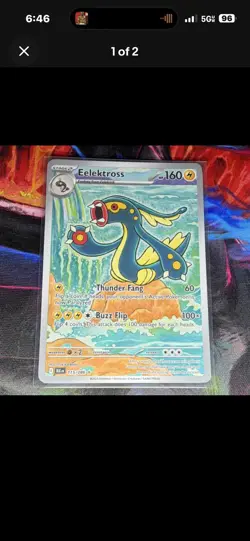 Pokemon Card Lot – Scolipede, Eelektross, Wailord – 2025 – 3 Cards - Image 2