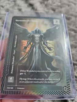 Wonders of the Frost CCG "Harmonius Chordsinger" Common Foil 345/401 Holo - Image 3