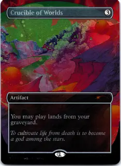 Crucible of Worlds (Galaxy Foil) 2110 Secret Lair Drop Series LP MTG - Image 1