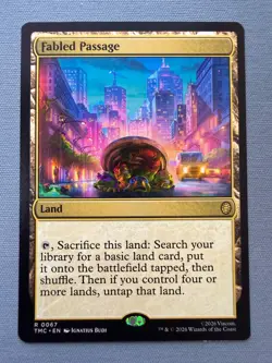 Fabled Passage (Regular) Land - NM - Teenage Mutant Ninja Turtles MTG TMC #67 - Image 1